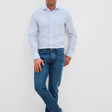 Slim Fit Luxury Stretch Hellblau