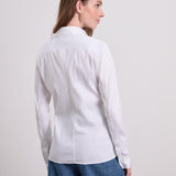 Rosanna Luxury Stretchbluse Weiss