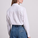 Jacky Stretchbluse Weiss