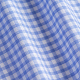 Classic Fit Chambray Vichy Karo Blau