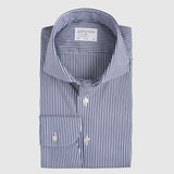 Slim Fit Stretch  Streifen Blau