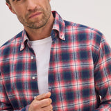 Classic Fit Flanell Karo Button Down