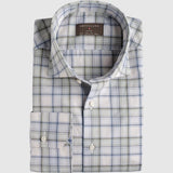 Classic Fit Karo Grau