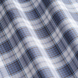 Classic Fit Karo Blau
