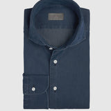 Classic Fit Jeanshemd Navy