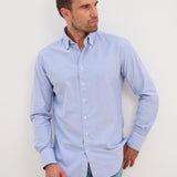 Classic Fit American Oxford Washed Button Down Blau