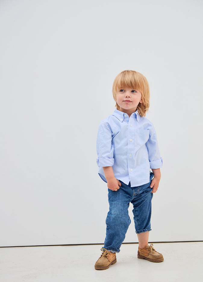 Boy's Shirt Oxford Blue