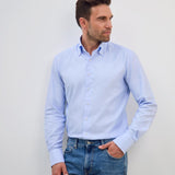 Classic Fit Ciel Royal Oxford Button Down