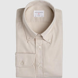 Slim Fit Button Down Beige
