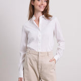 Colette Stretchbluse Weiss