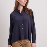 Jacky Seidenbluse Navy