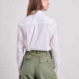 Jacky Stretch Bluse Weiss