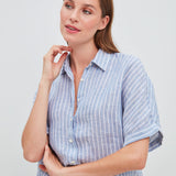 Calla Leinenbluse Gestreift