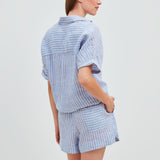 Calla Leinenbluse Gestreift