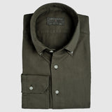 Classic Fit Oxford Gewaschen Olive