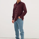 Classic Fit Kord Bordeaux