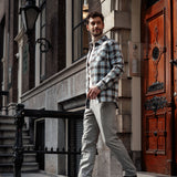 Overshirt Flanell Karo Blau