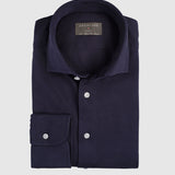 Classic Fit Piqué Navy