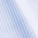 Classic Fit Vichy Karo Hellblau